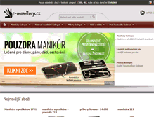 Tablet Screenshot of e-manikury.cz